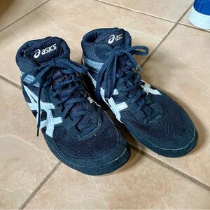 Asics Matflex Black White Athletic Wrestling Shoes Mens Size 11